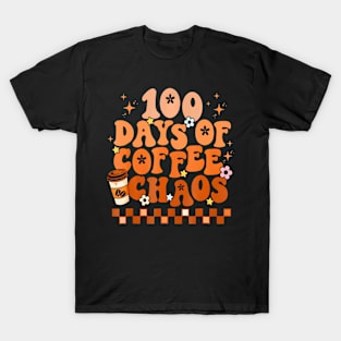 100 Days Of School Coffee Lover 100Th Day Of School Teacher T-Shirt